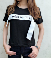 【selva secreta】LOGO Tshirts(black)