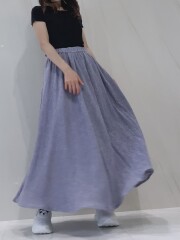【selva secreta】WAFFLE SKIRT (purple)