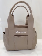 【selva secreta】3-layer TOTE BAG(greige)