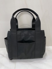 【selva secreta】3-layer TOTE BAG(black×black logo)(BIG-size)