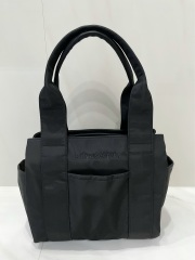 【selva secreta】3-layer TOTE BAG(black×gold-zip)