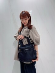 【selva secreta】square shoulder bag(Black×white logo)