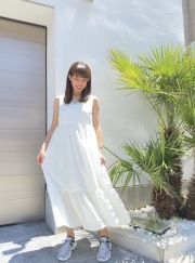 【selva secreta】Fluffy DRESS(white)