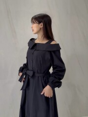 【selva secreta】off shoulder DRESS(black)