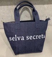 【selva secreta】LOGO TOTE BAG(denim)