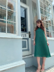 【selva secreta】A line DRESS(green)