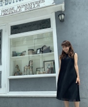 【selva secreta】A line DRESS(black)