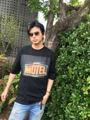 【selva secreta】 MOTEL Tshirt(black)