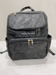 【selva secreta】bucket RUCKSACK(camouflage-black×gold)