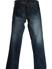 【ANTIMINSS】 CROWN STITCH DENIM (blue)