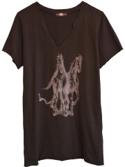 【ANTIMINSS】HORSE T-SHIRT (BLACK)