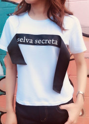 【selva secreta】LOGO Tshirts(white)