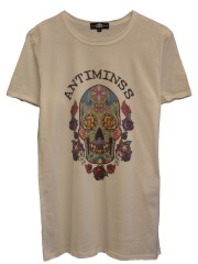 【ANTIMINSS】MEXICAN SKULL T-SHIRT (COLOR)