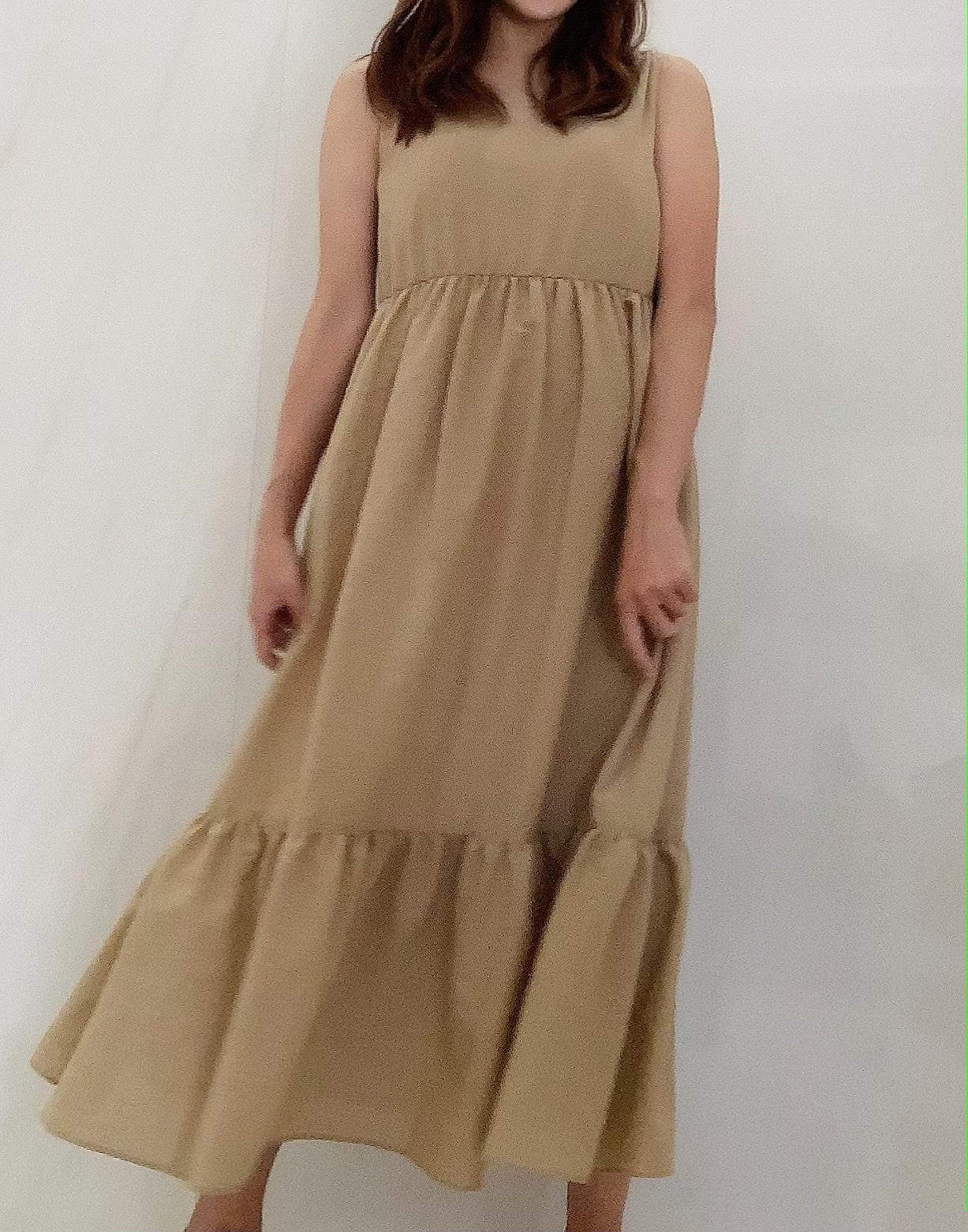 【selva secreta】Fluffy DRESS(beige)