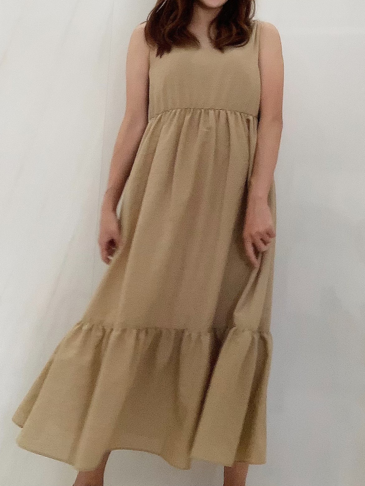 【selva secreta】Fluffy DRESS(beige)