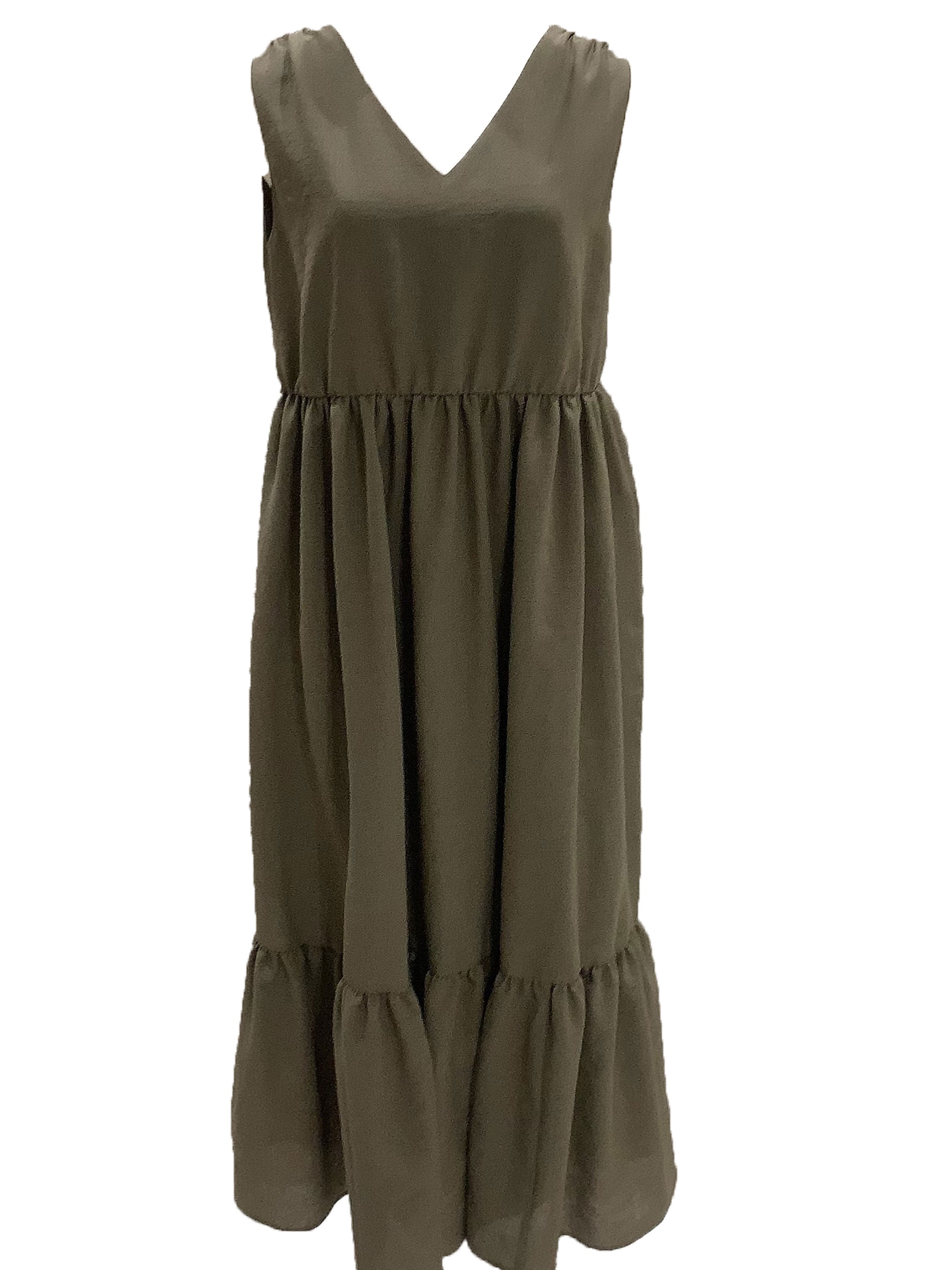 【selva secreta】Fluffy DRESS(khaki)