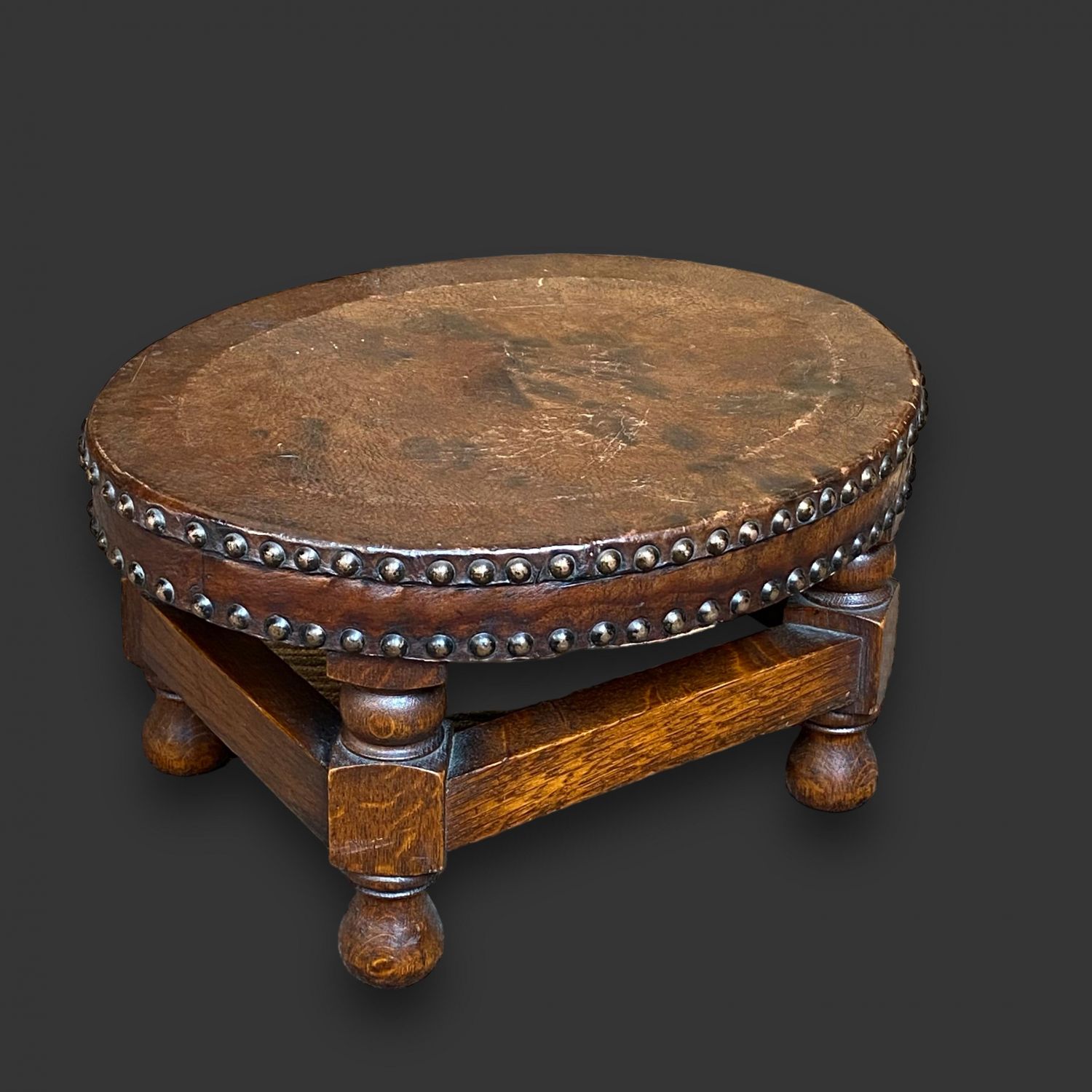 イギリス 1920年代 オーク   稀少品 フットスツール 1005998864