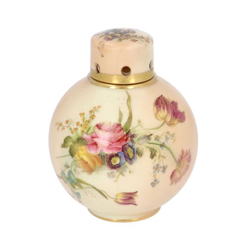 ロイヤルウースター ブラッシュアイボリー ポプリポット アンティーク