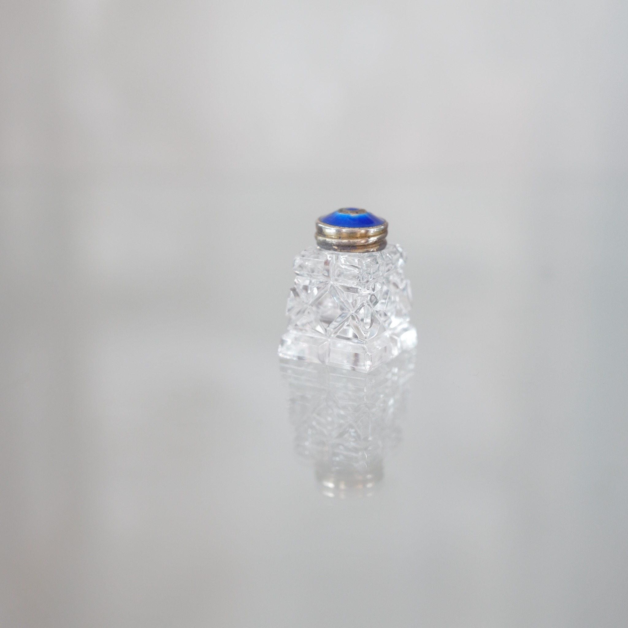 ノルウェー ヴィンテージ ソルト＆ペッパー シェーカー トレイセット デビッド・アンダーセン ? ロアー・プリッツ ? テーブルウェア クリスタル