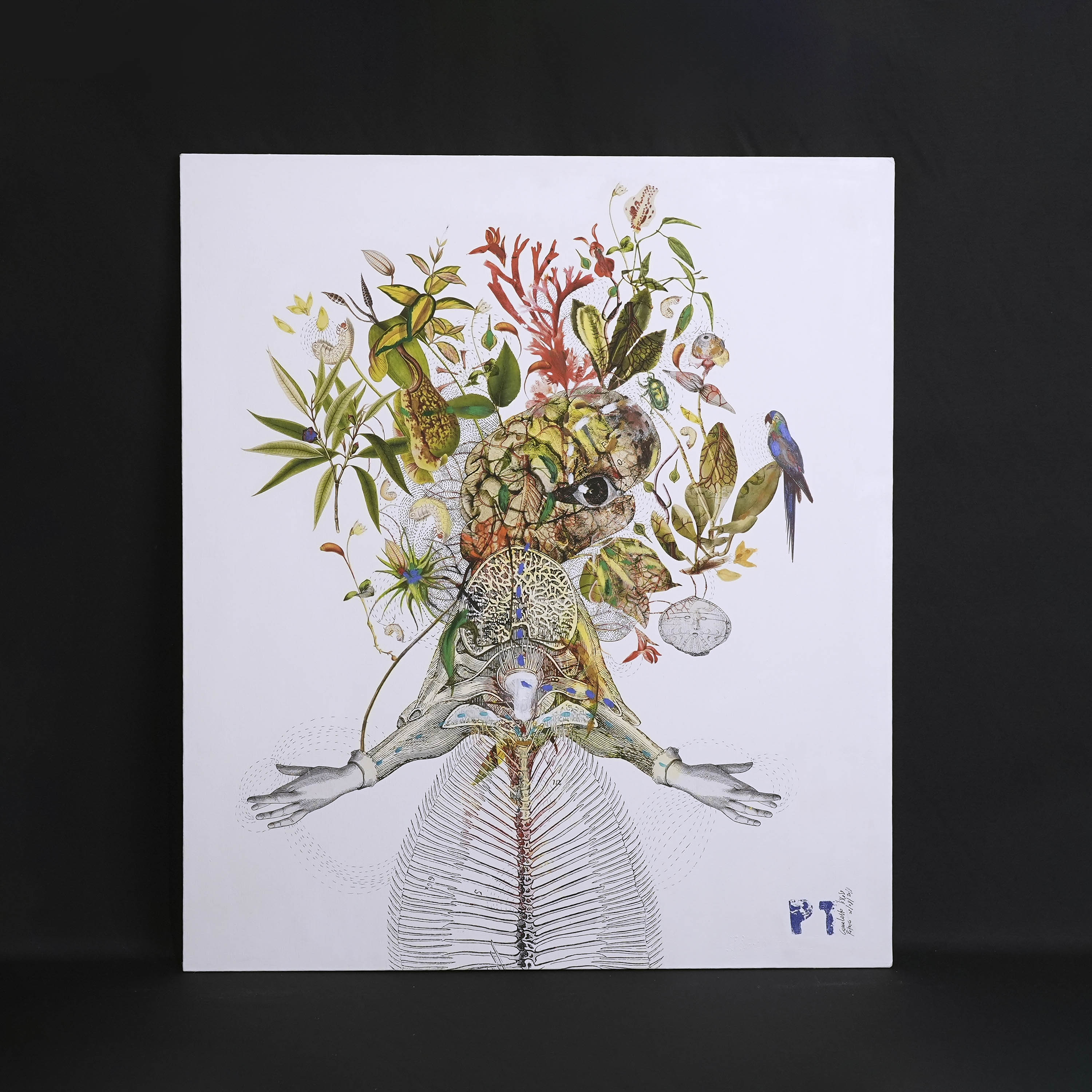 イタリア 2023年 キャンバス Paola Tassetti - 「CONDOTTO LISCOSO XX」 EC-07597