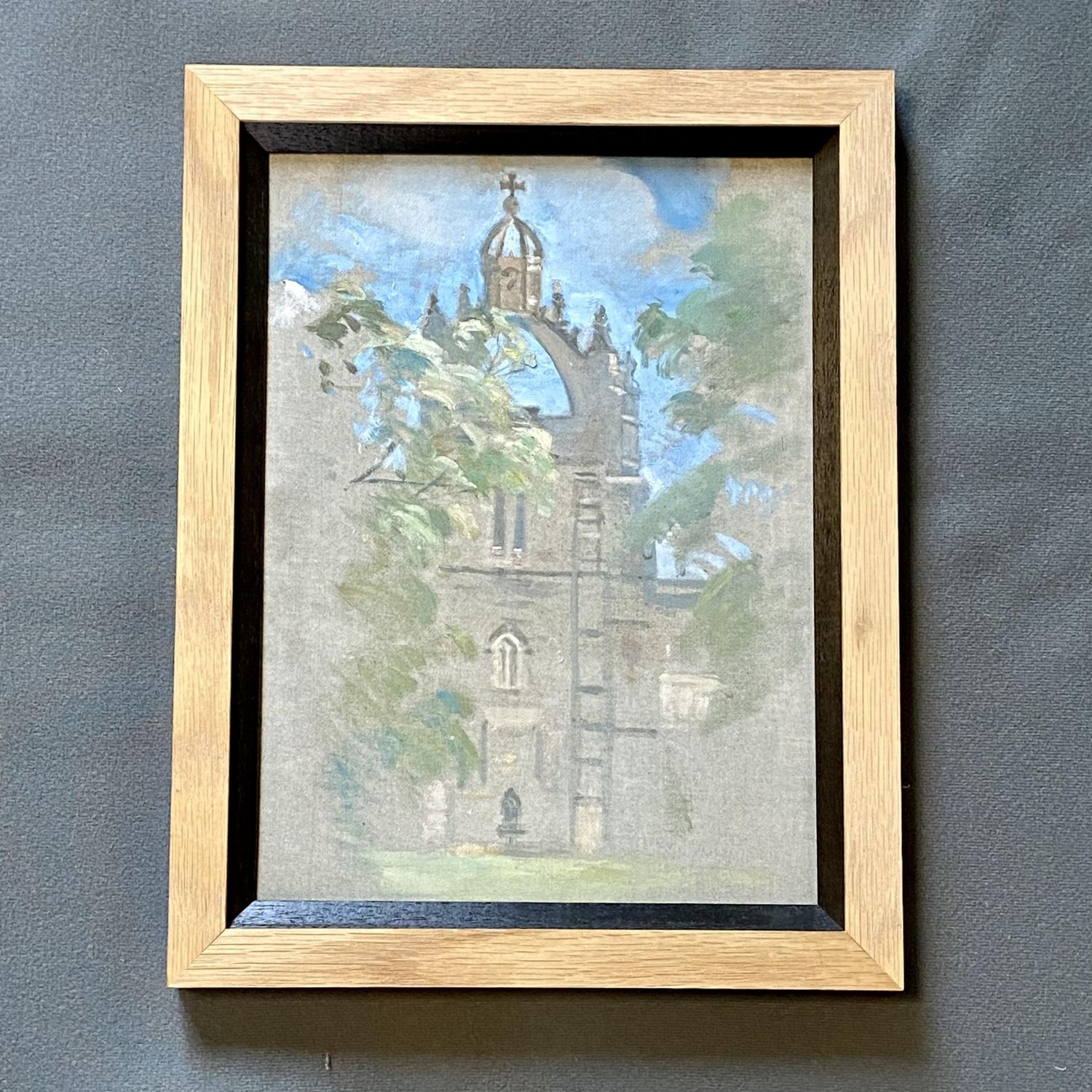 絵画 150-10 イギリス 1880年代 キャンバス H. George Gray H. ジョージ