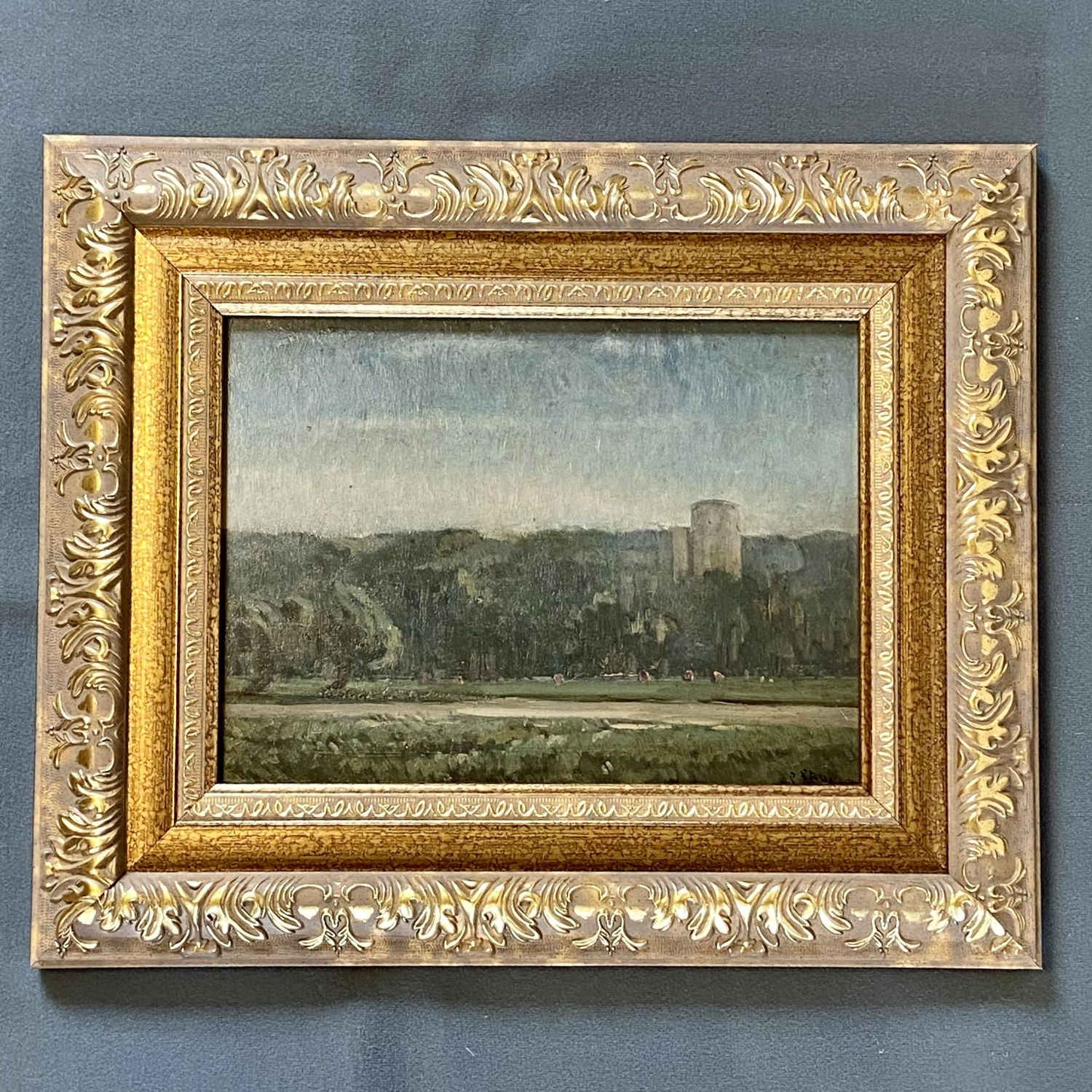 イギリス 1860-1930年代 パネル Paul Paul ポール ポール 絵画
