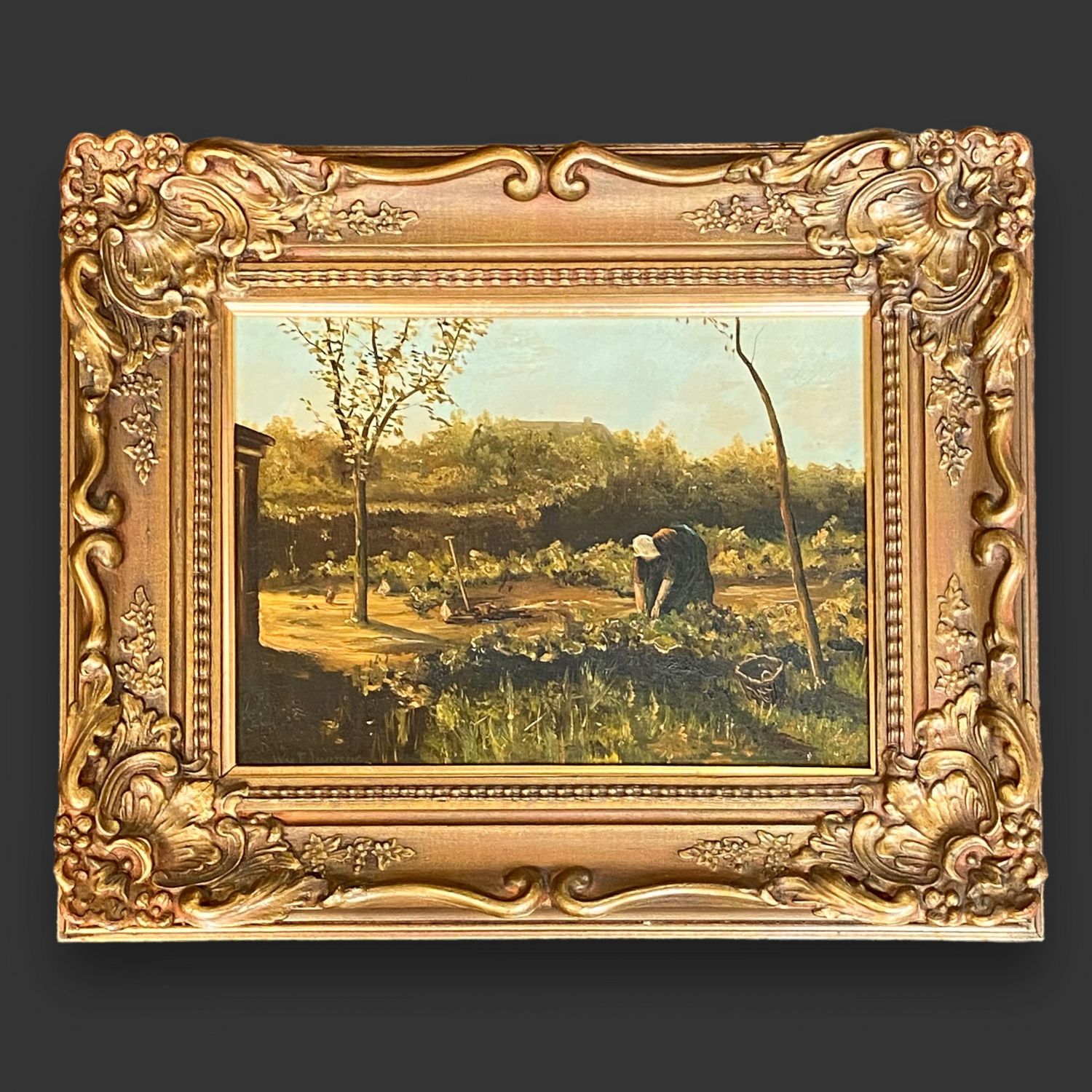 オランダ 20世紀 キャンバス 絵画