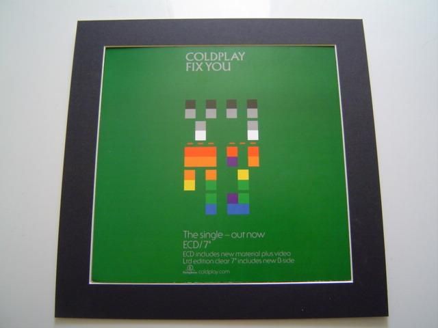 イギリス 21世紀 ポストカード Coldplay オリジナル英国レアポスター 5 枚 EC-15554