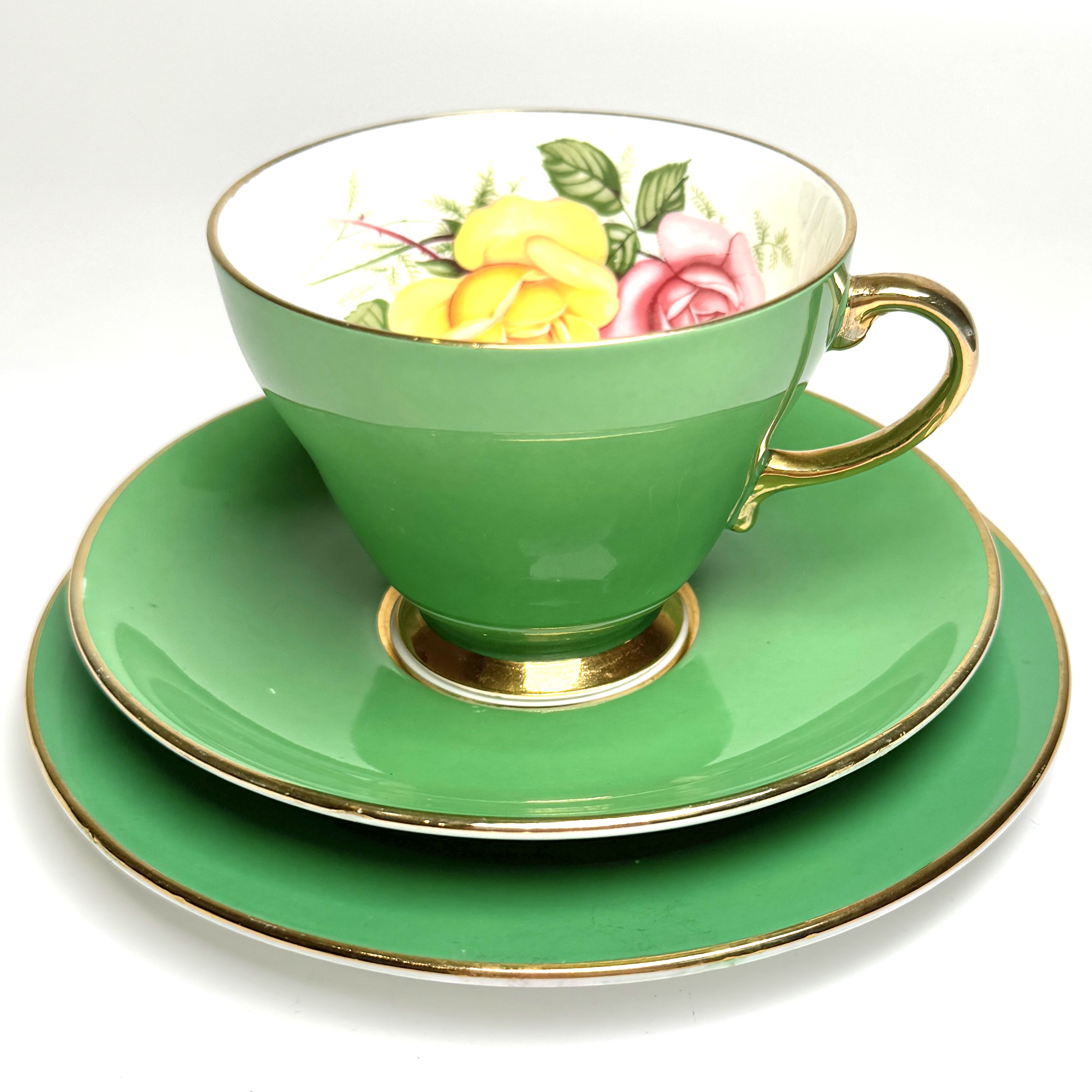 イギリス 1910年代 磁器 Edwardian エドワーディアン カップ&ソーサー  