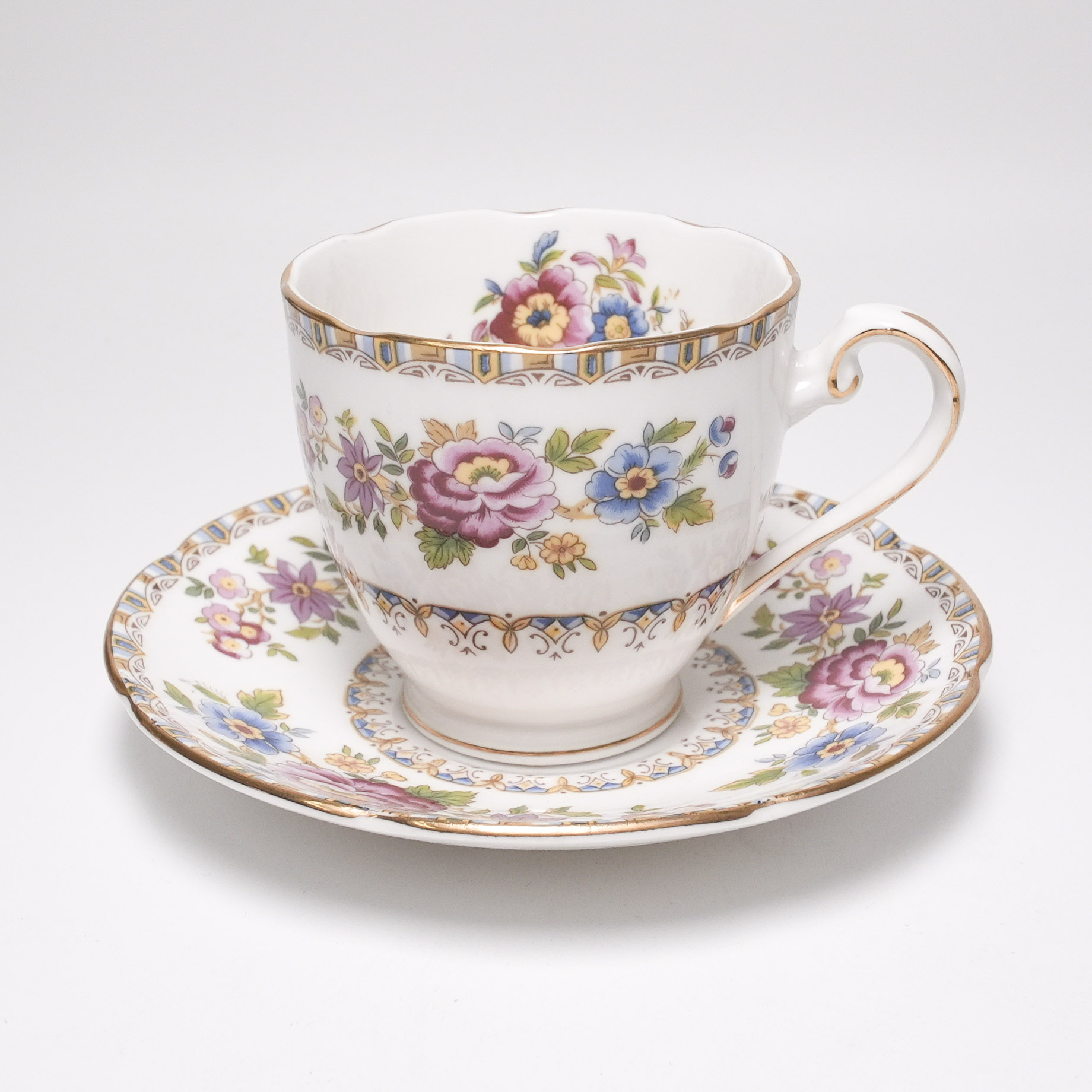 イギリス ビンテージ 陶磁器 Royal Grafton ロイヤル グラフトン カップ&ソーサー EC-G300232165-7
