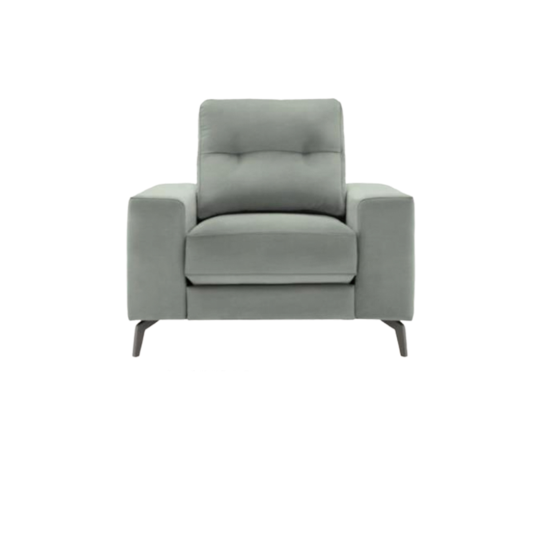 	G-PLAN ジープラン CONNIE チェア A909 PLUSH SLATE CHAIR イギリス 新品  ポリエステル  EC-GP2105