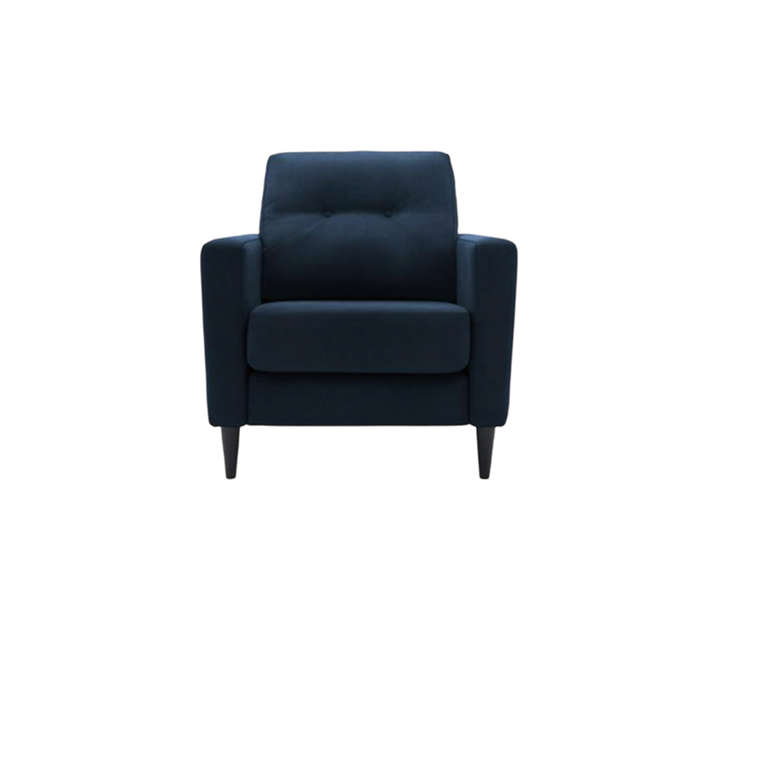 	G-PLAN ジープラン ELEANOR チェア A901 PLUSH INDIGO CHAIR イギリス 新品  ポリエステル  EC-GP2110