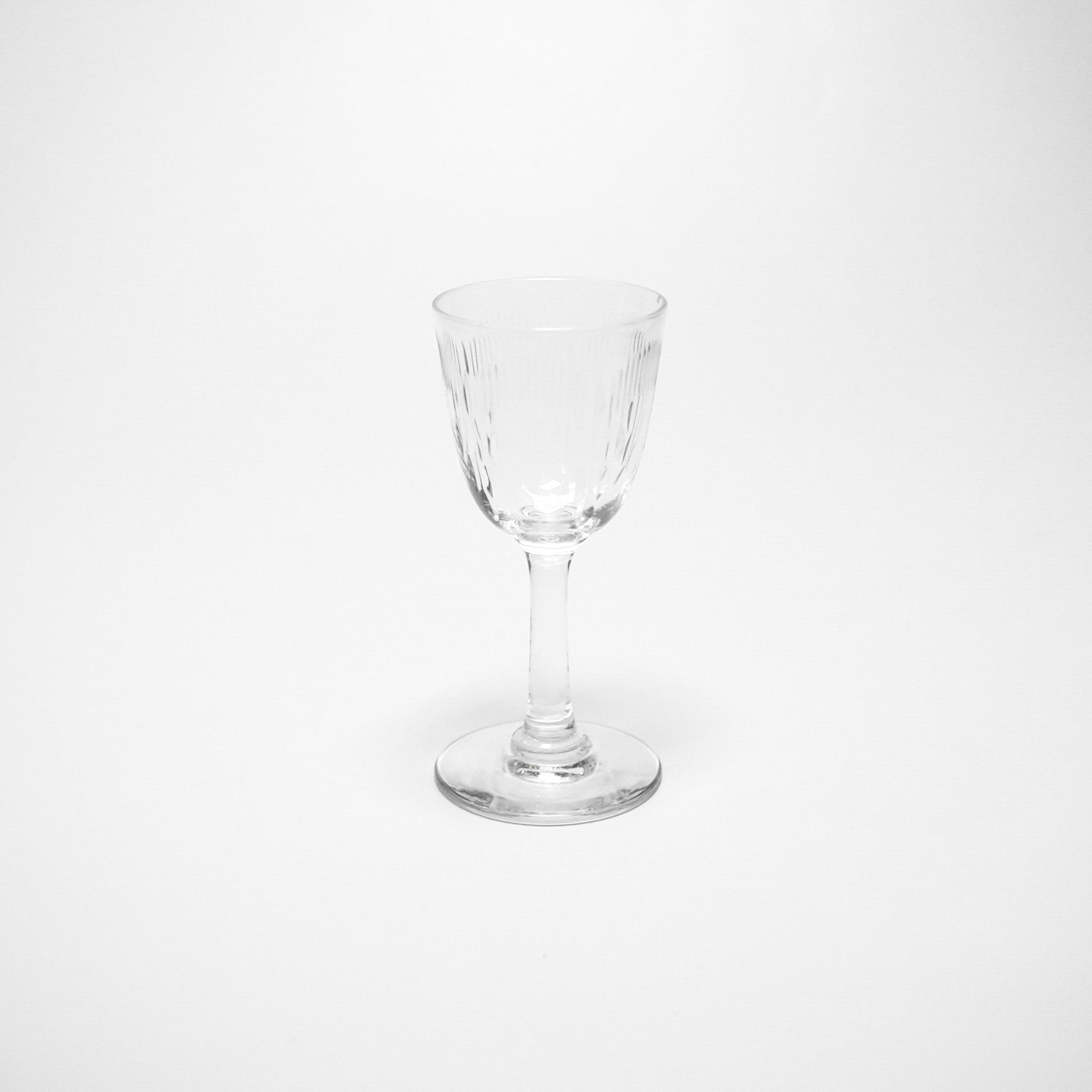 フランス 1900年代 クリスタルガラス Baccarat バカラ  モリエールミニグラス ECJPOF0035