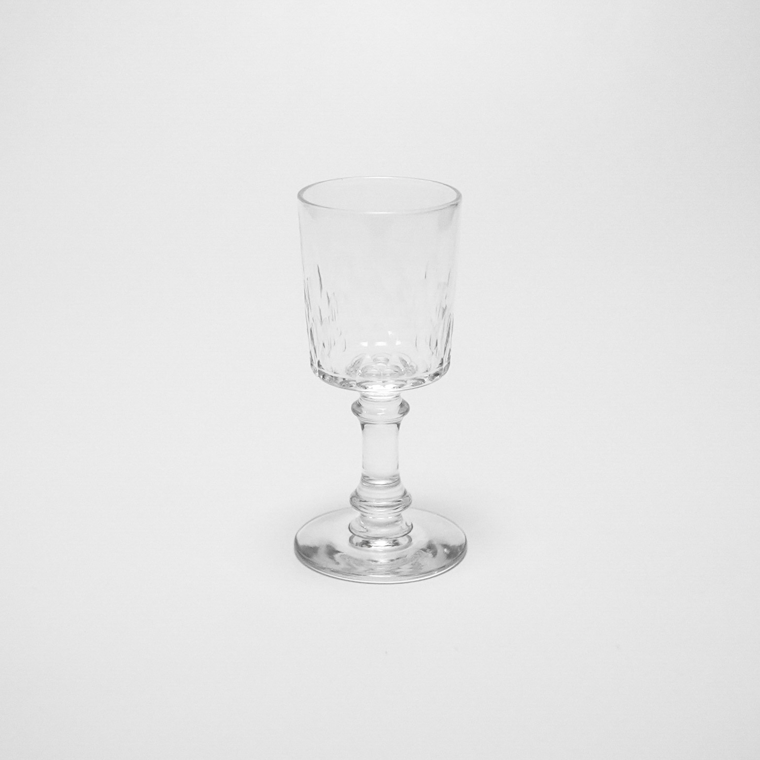 フランス 1910年代 クリスタルガラス Baccarat バカラ  リシュリュースモールワイングラス ECJPOF0042