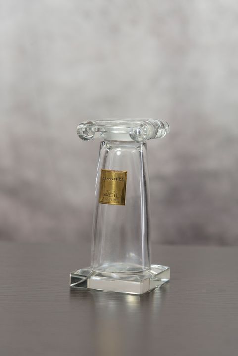 フランス 1935年代 ガラス WEIL Baccarat 香水瓶