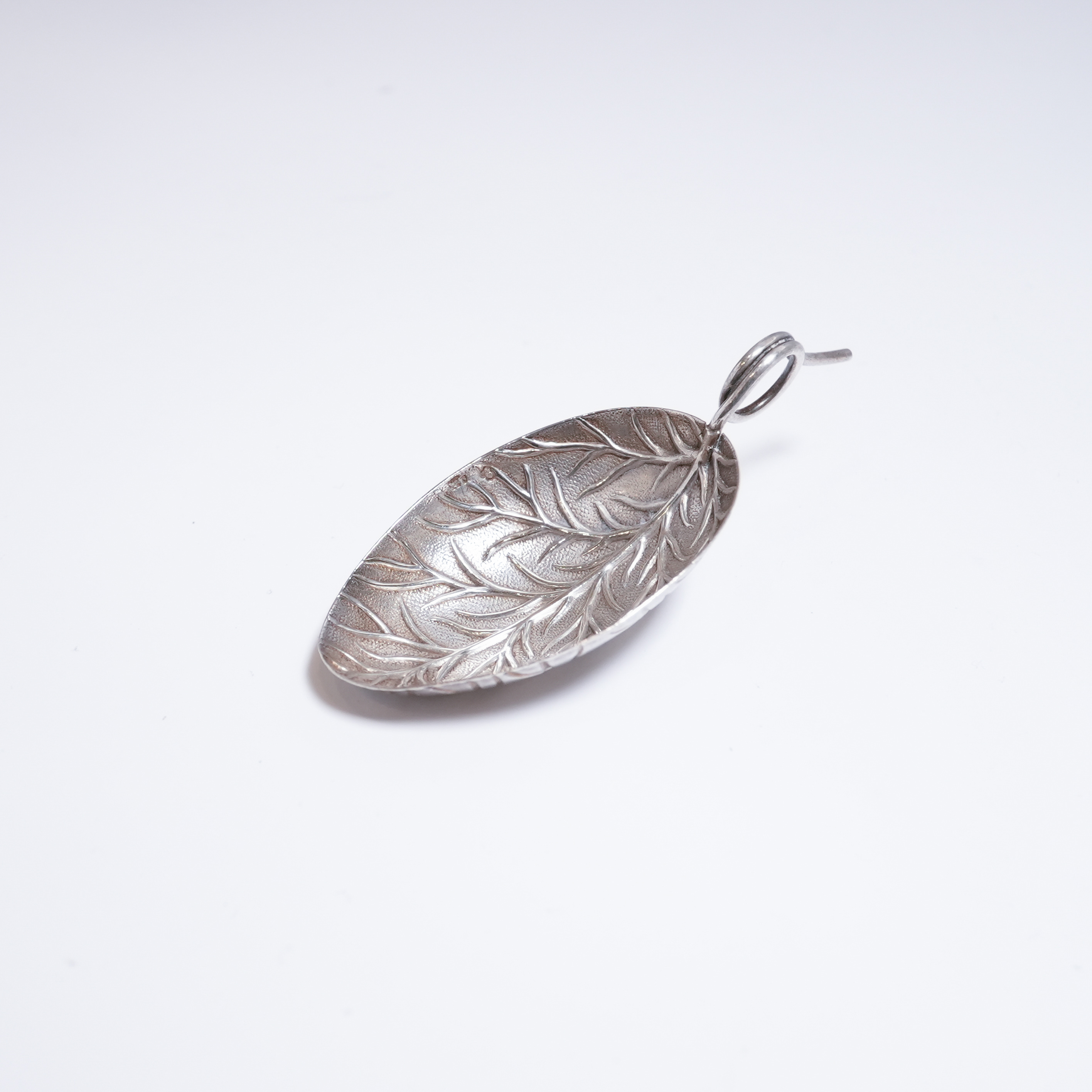 イギリス 1800年 シルバー 純銀製ティ?キャディスプーン