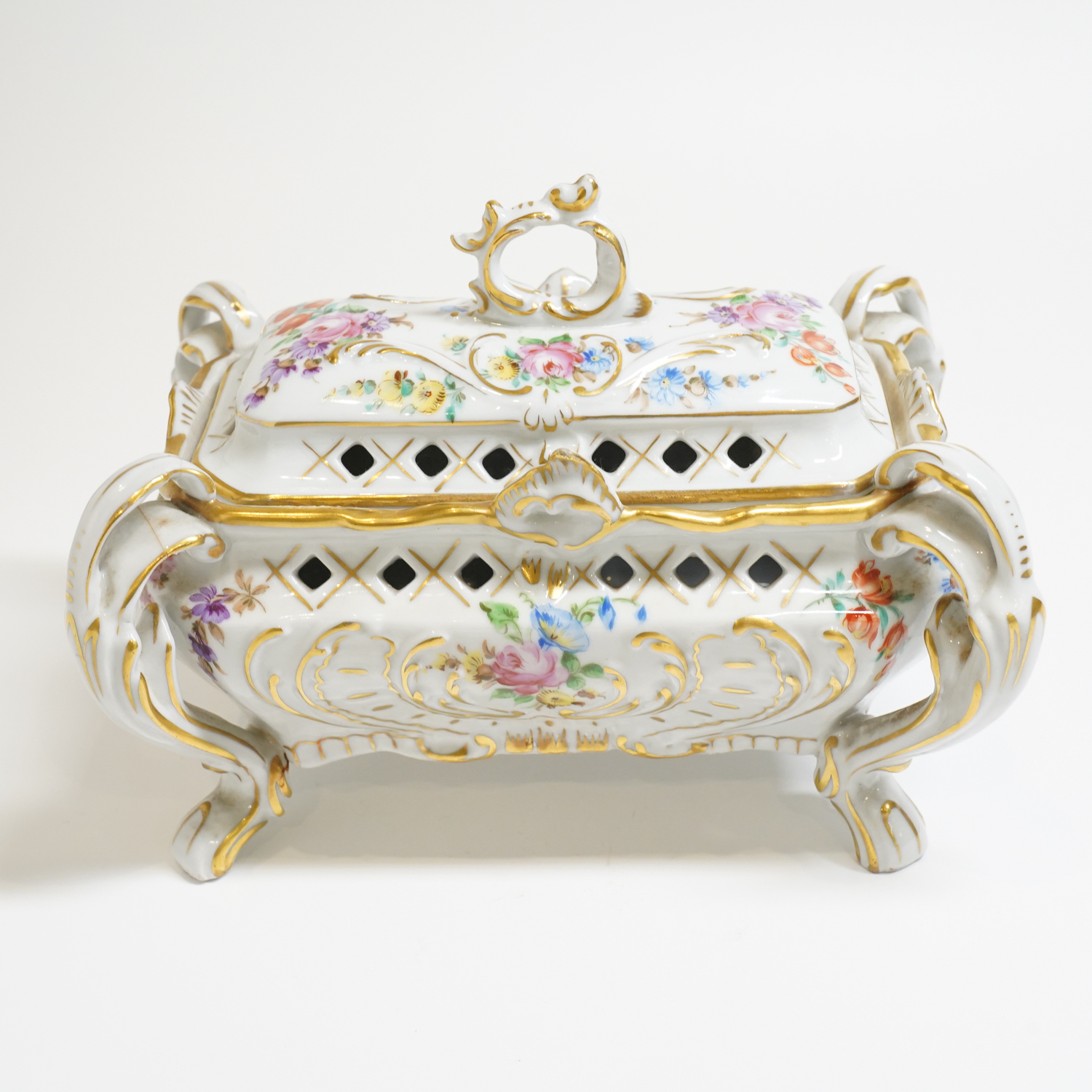 ドイツ 1782年 磁器 ドレスデン トリンケット