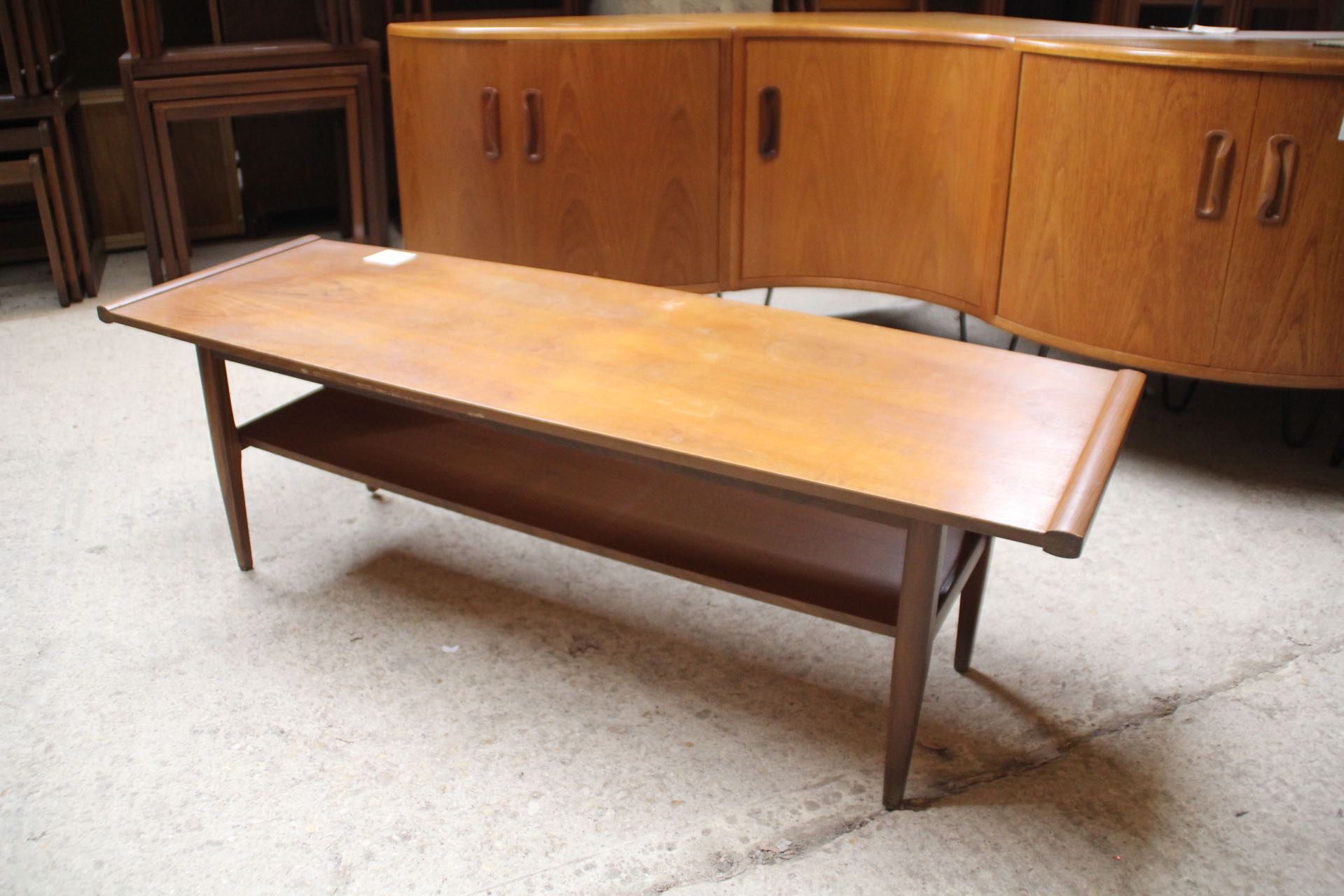 イギリス 1960年代 チーク コーヒーテーブル