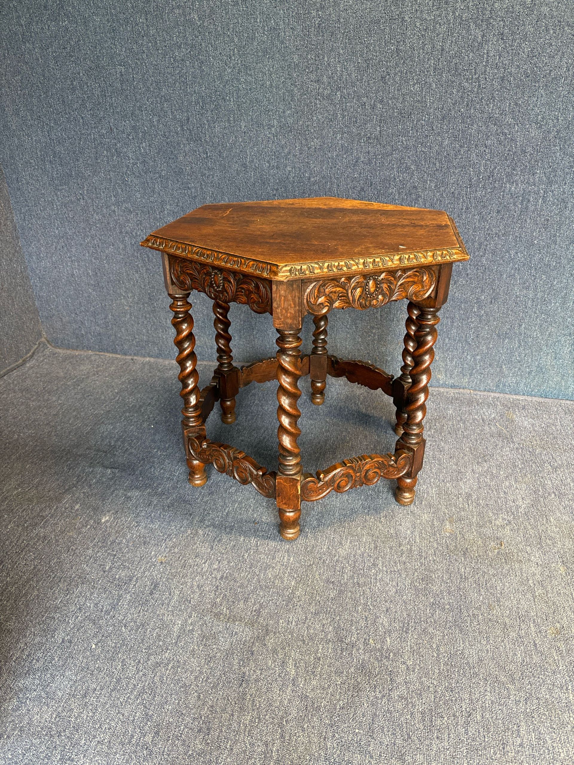 イギリス 1920年代 オーク コーヒーテーブル ECUKSA0049