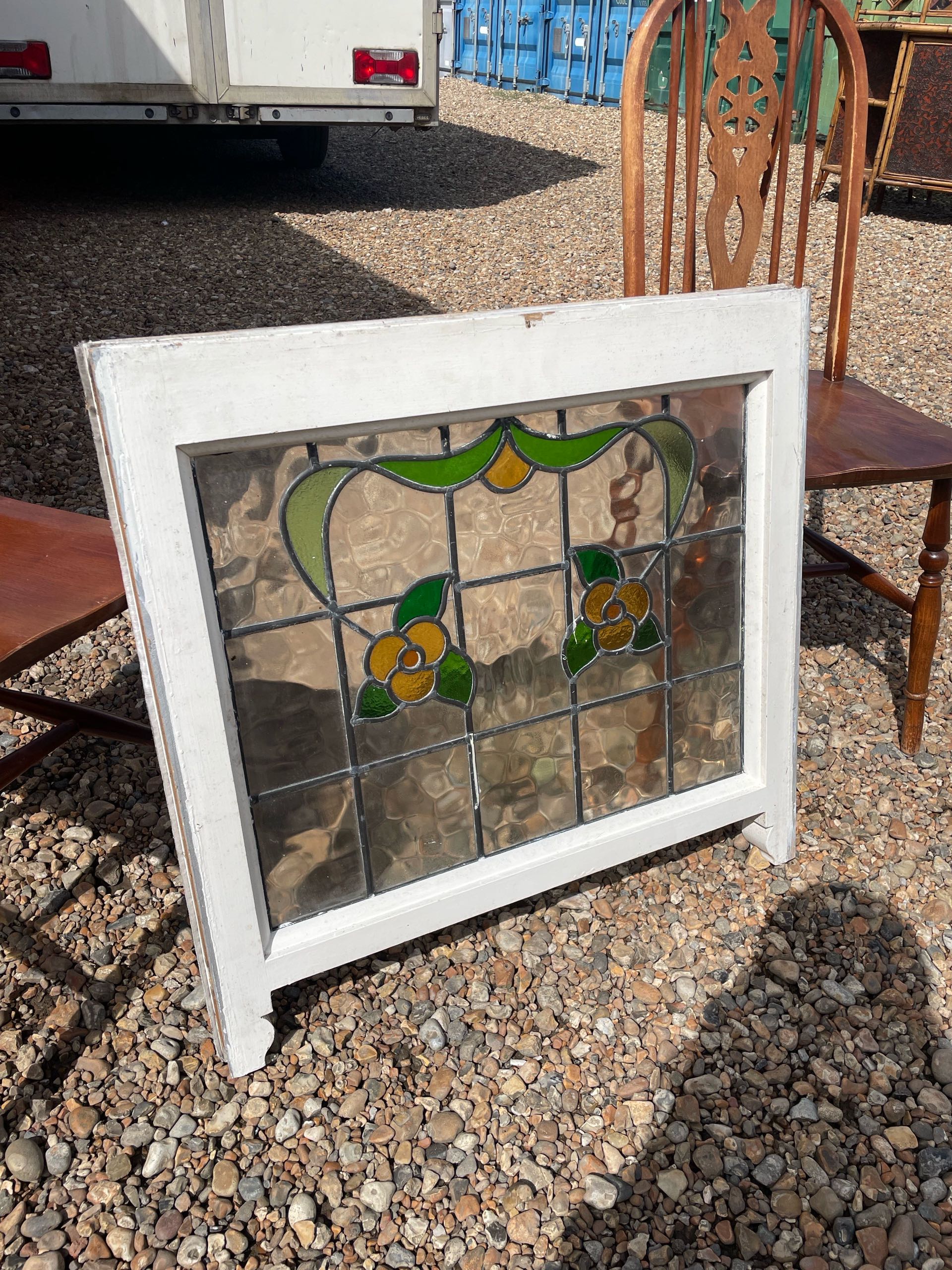 イギリス 1920年代 ガラス ステンドグラス ECUKSA0156