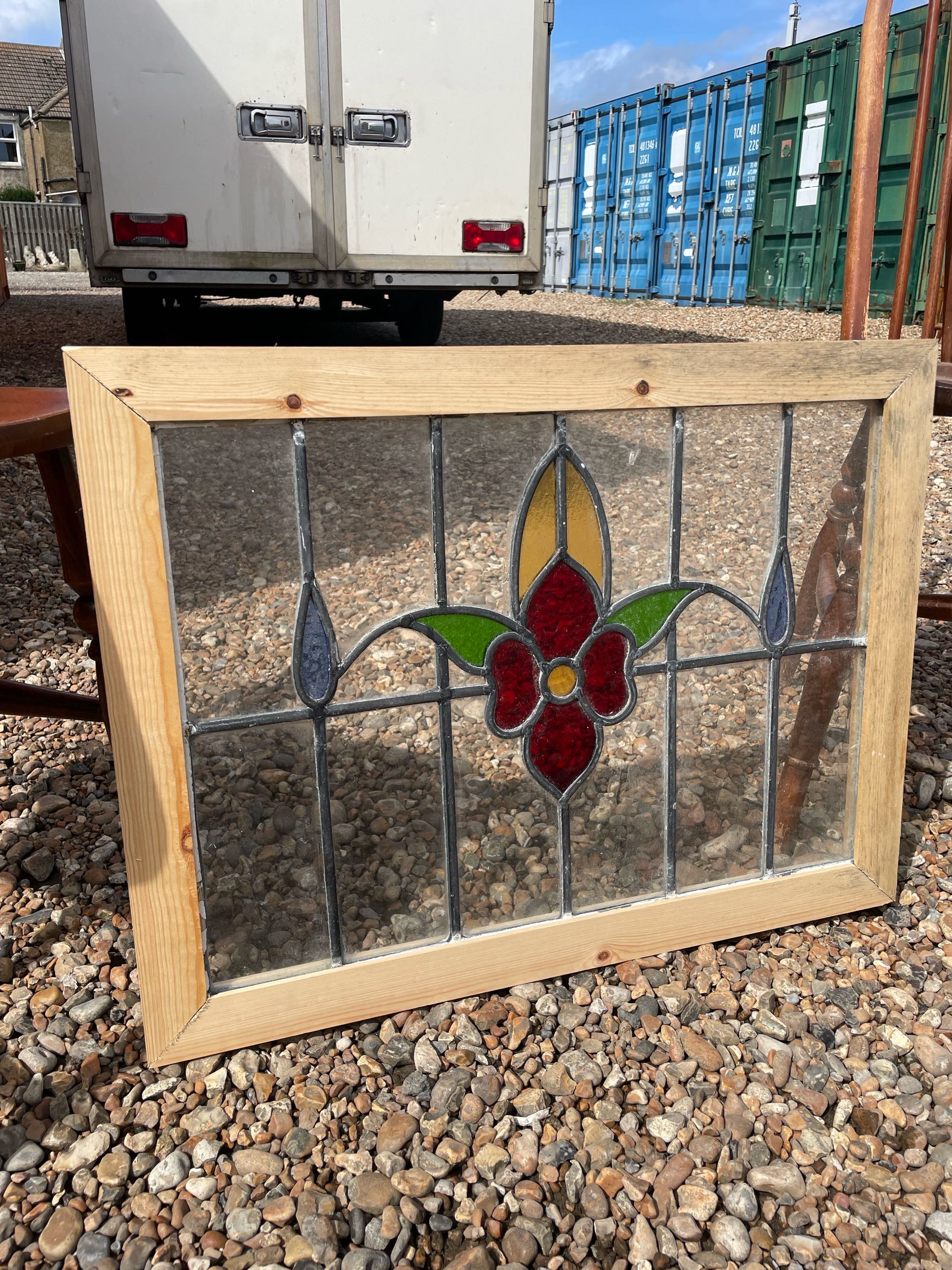 イギリス 1920年代 ガラス ステンドグラス ECUKSA0164