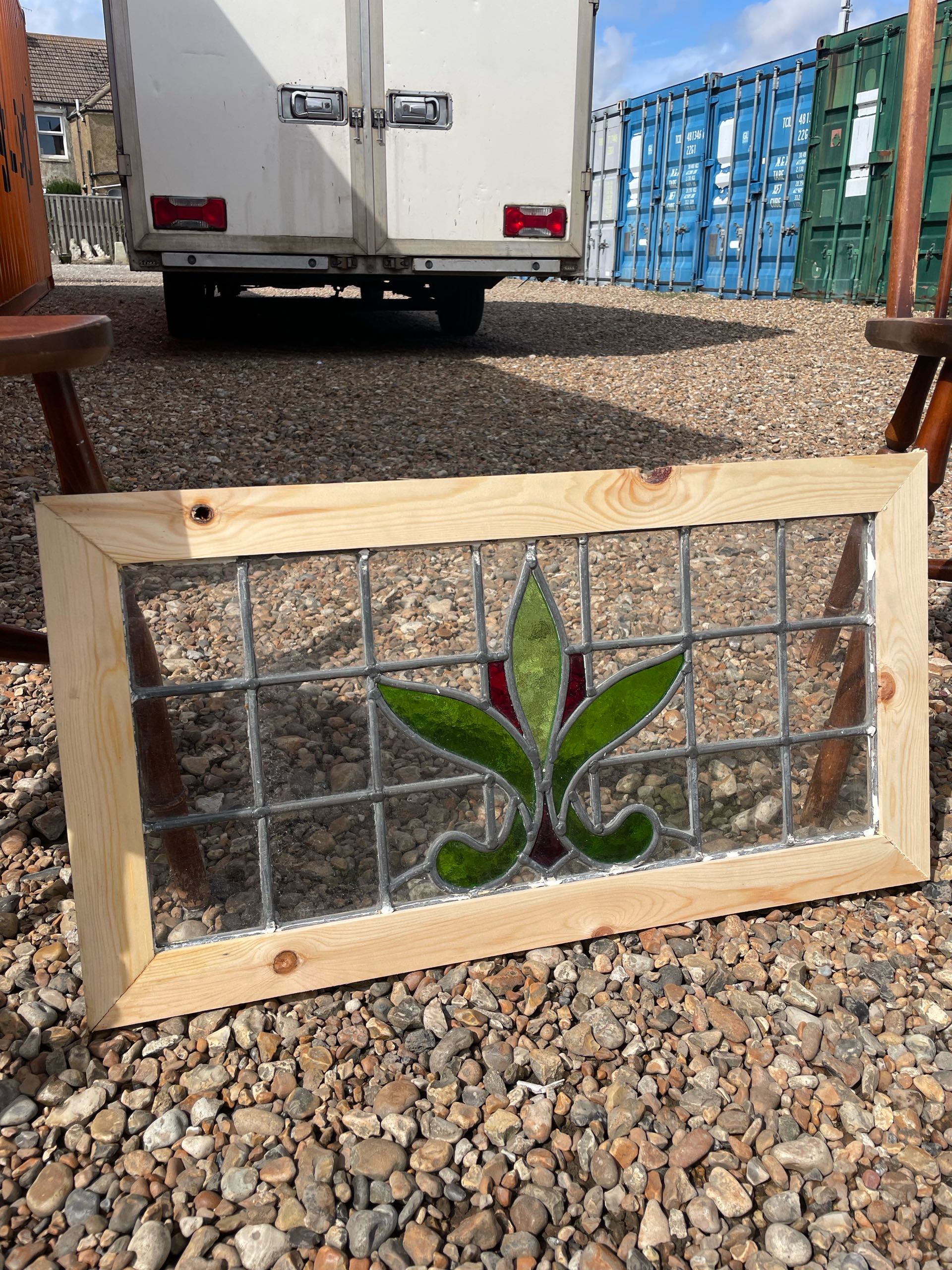 イギリス 1920年代 ガラス ステンドグラス ECUKSA0165