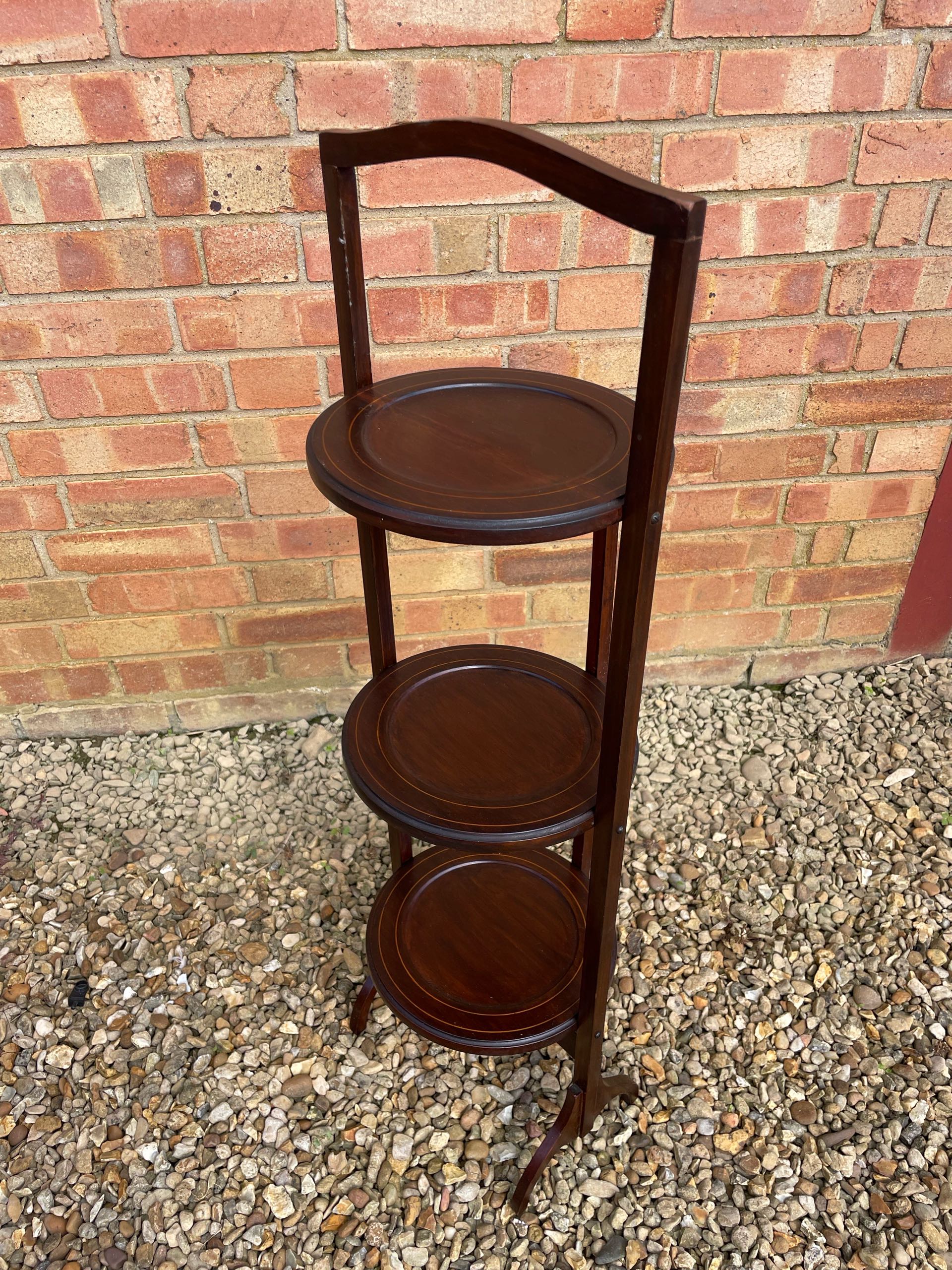 イギリス 1910年代 マホガニー ケーキスタンド ECUKOB0038