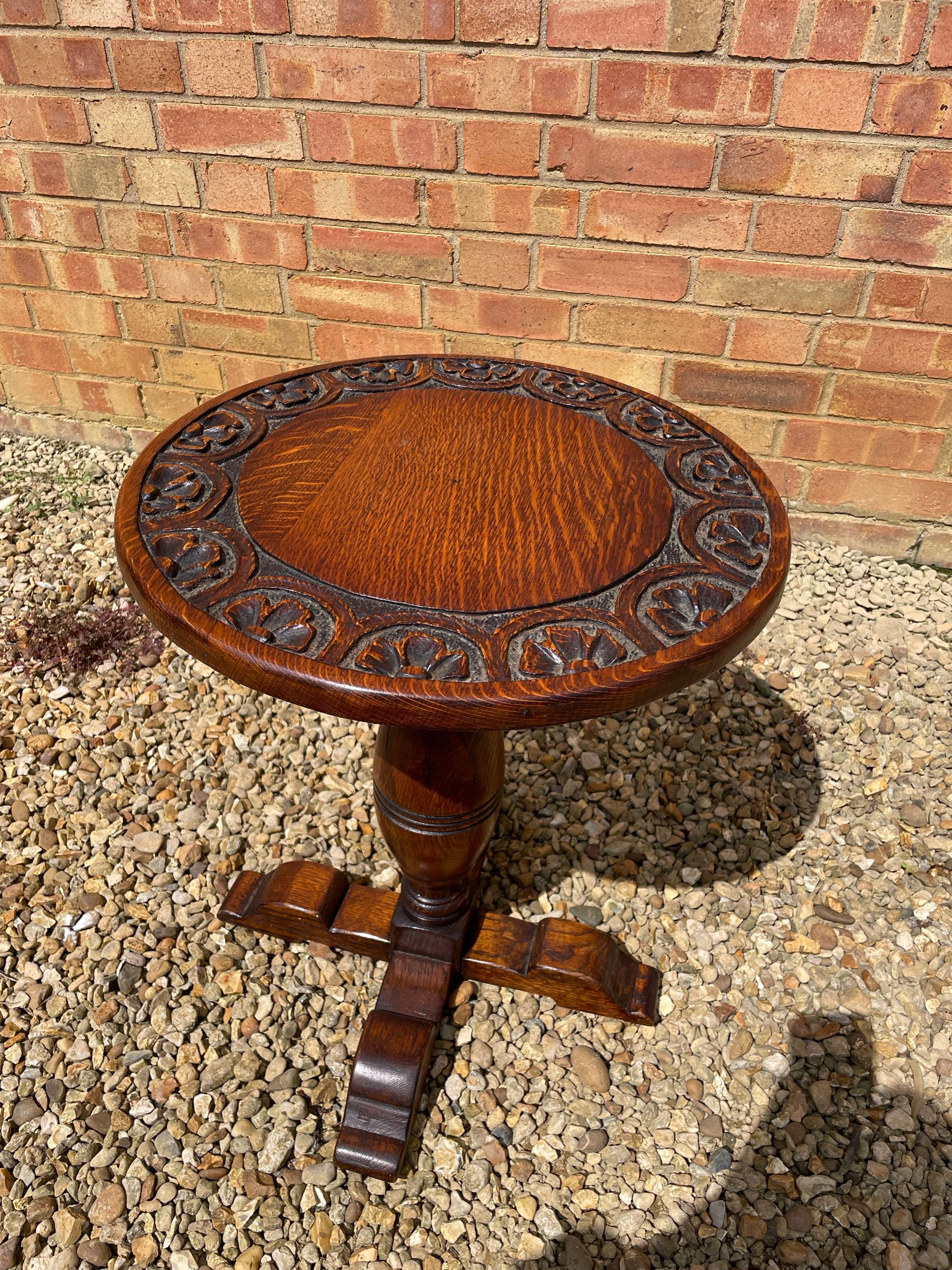 イギリス 1910年代 オーク オケージョナルテーブル ECUKOB0053