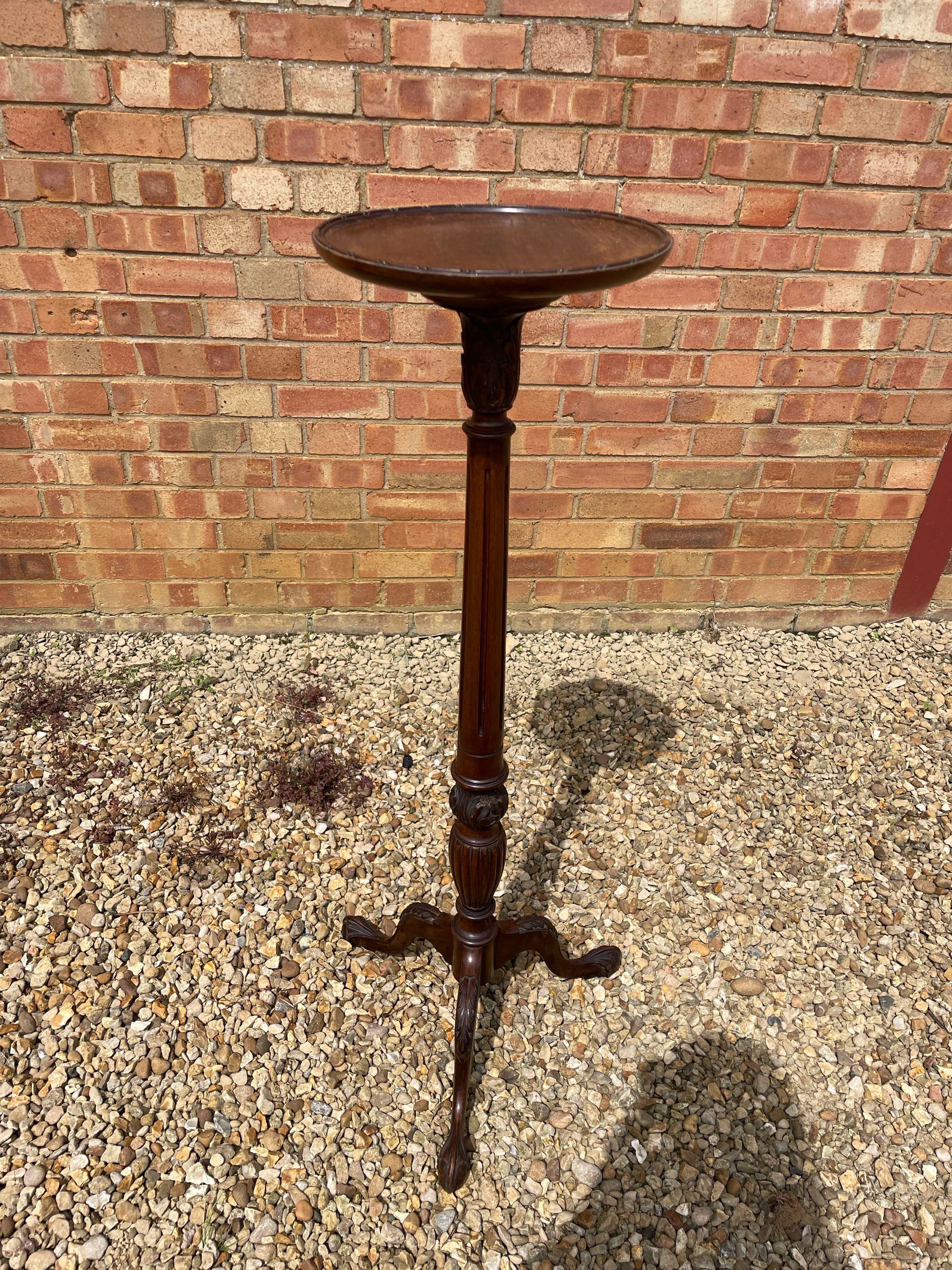 イギリス 1920年代 マホガニー フラワースタンド ECUKOB0057