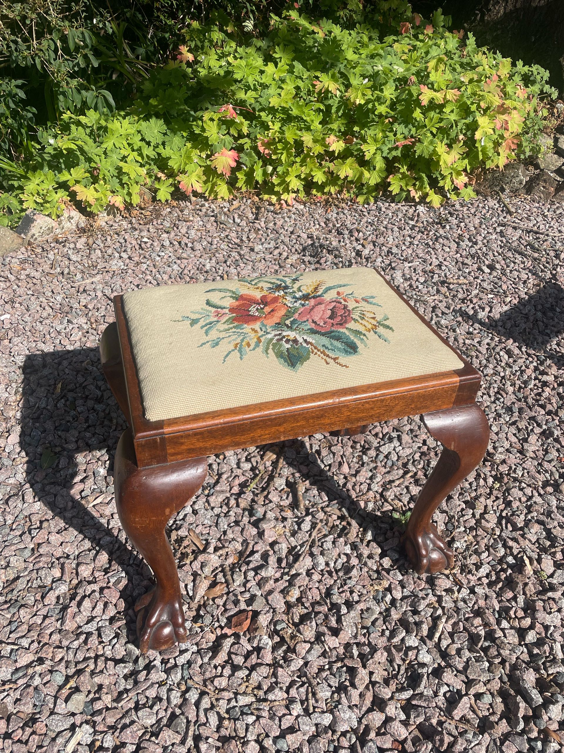 イギリス 1930年代 マホガニー スツール ECUKOB0075