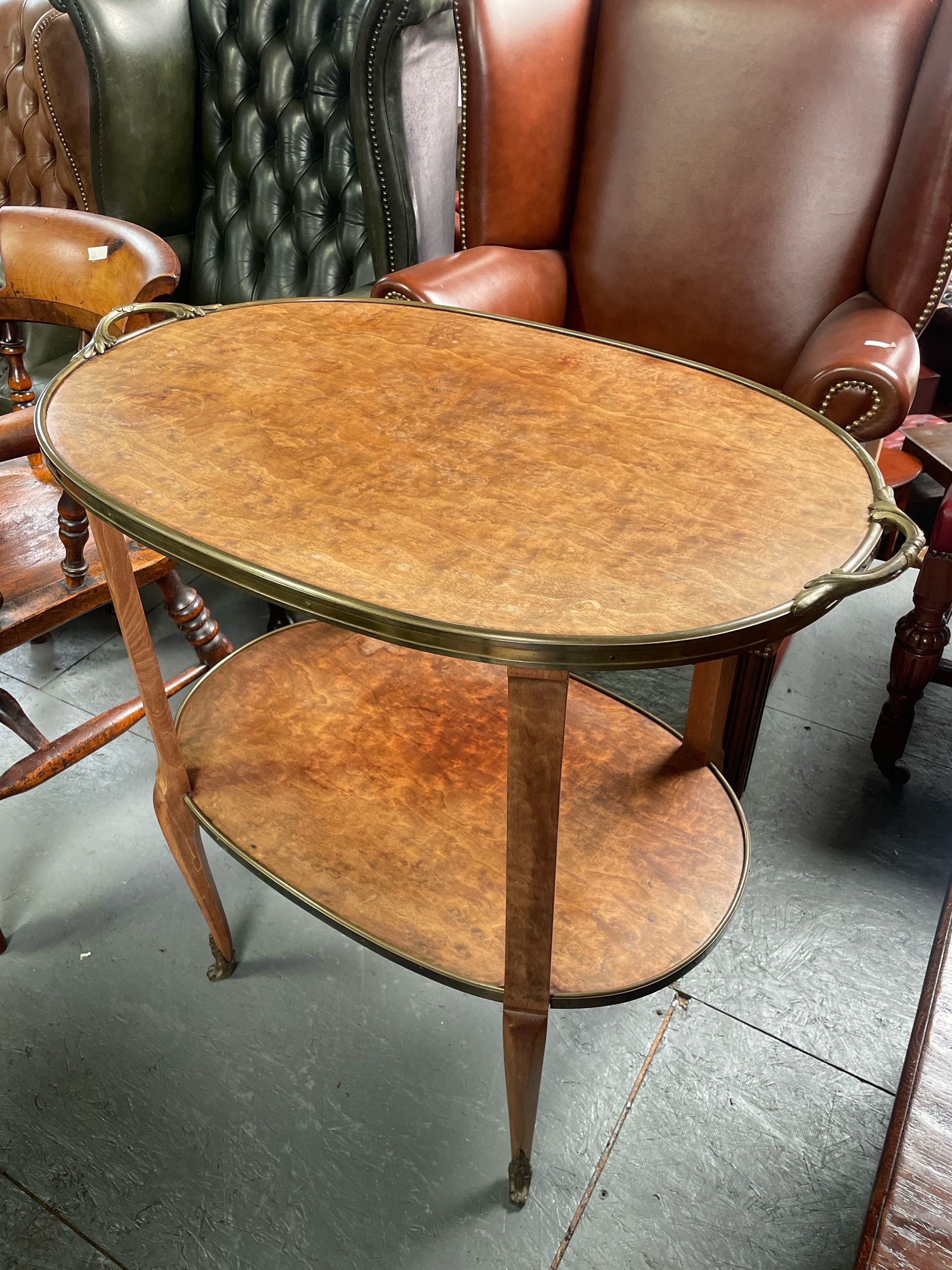 フランス 1900年代 ウォールナット テーブル ECUKOB0120