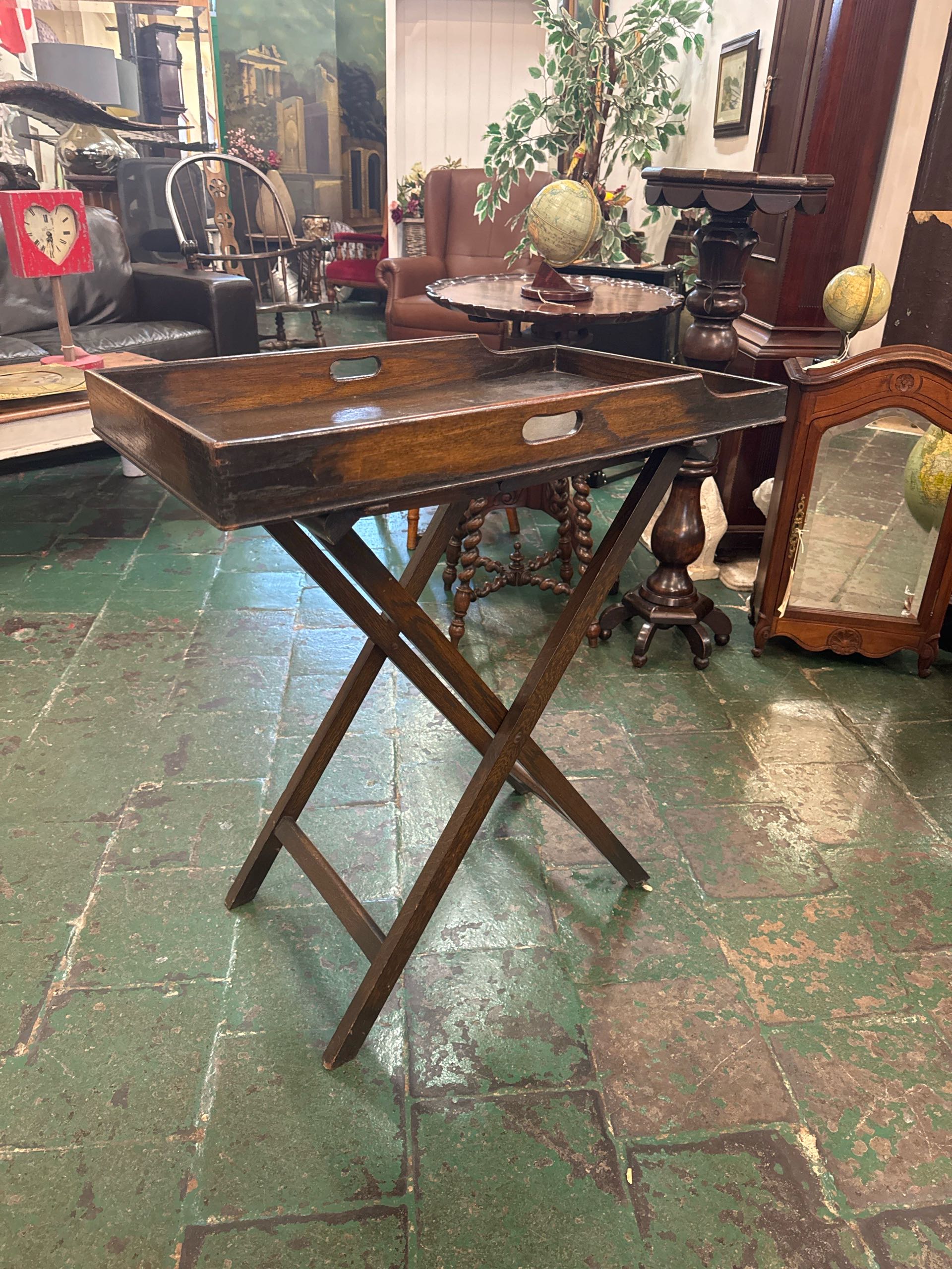 イギリス 1910年代 オーク バトラートレイアンドスタンド