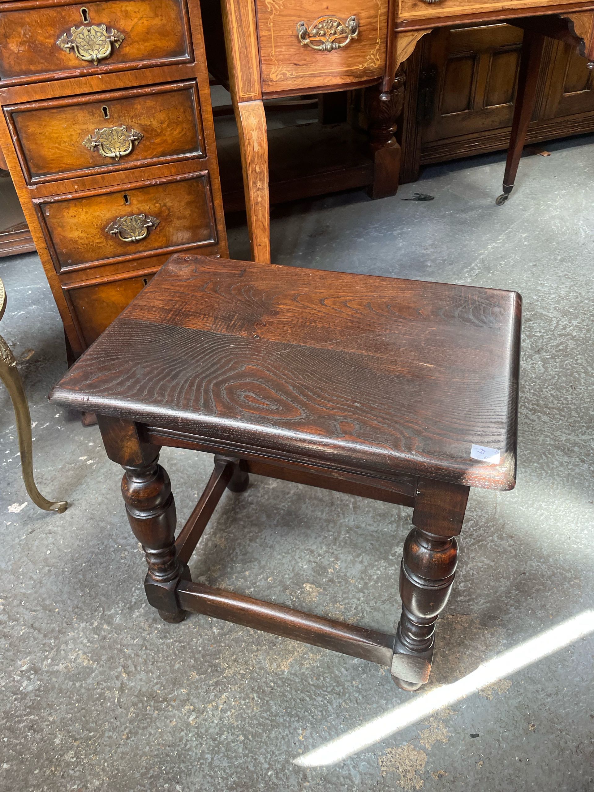 イギリス 1930年代 オーク スツール ECUKOB0002