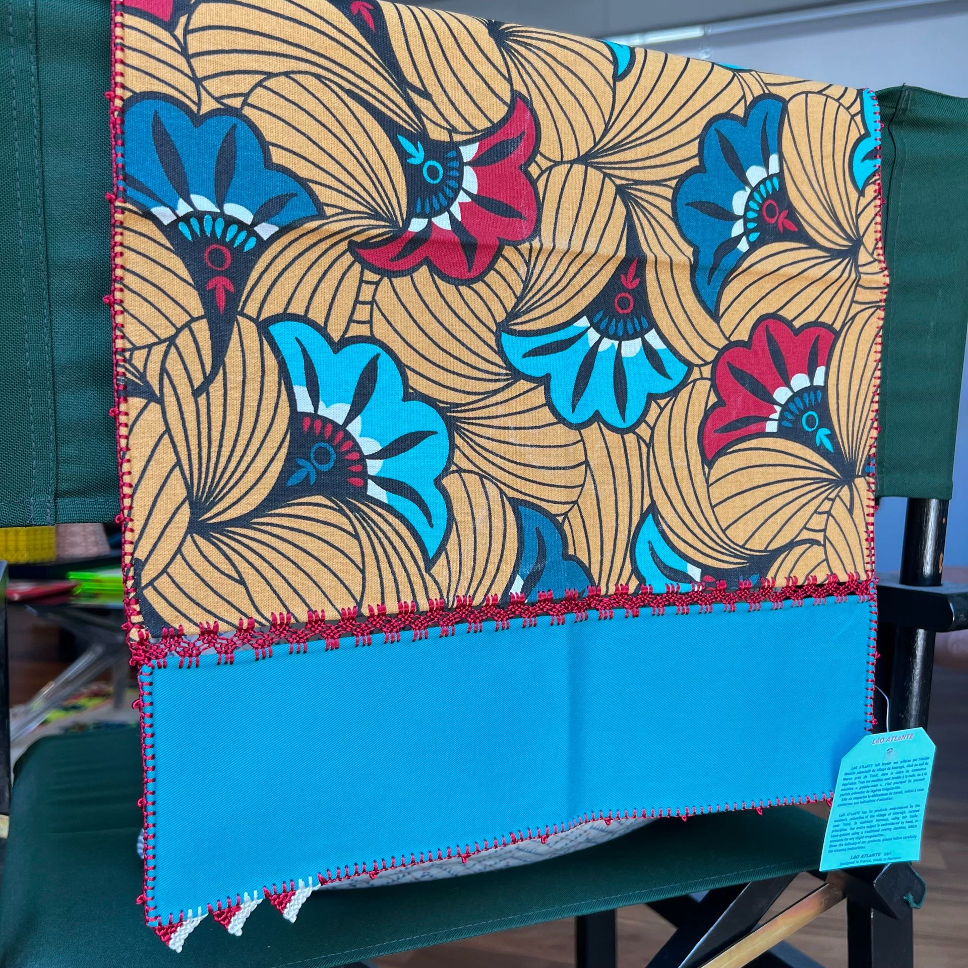 LeO ATLaNTE ランチマット/柄+水色 ECJPJC0070